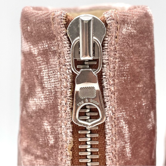 🧣HP🧣NIB Rag & Bone Drea Boot In Mauve Velvet, 36/6 - Picture 11 of 16